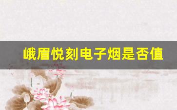 峨眉悦刻电子烟是否值得投资？消费者的真实评价