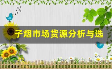 子烟市场货源分析与选择技巧