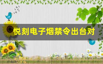 悦刻电子烟禁令出台对市场的影响分析