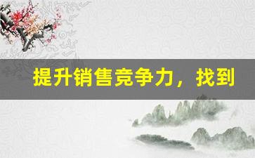 提升销售竞争力，找到适合的电子烟能量棒货源