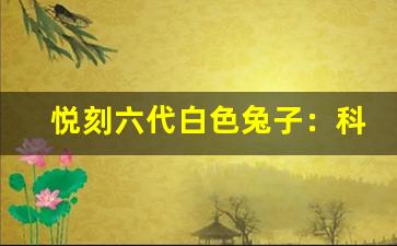 悦刻六代白色兔子：科技与艺术的完美碰撞