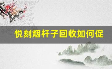悦刻烟杆子回收如何促进可持续发展？